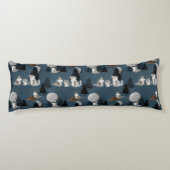 Coussins Longs Pack de loups mignons Forêt nocturne pour la nurse (Dos)