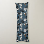 Coussins Longs Pack de loups mignons Forêt nocturne pour la nurse (Dos (Vertical))