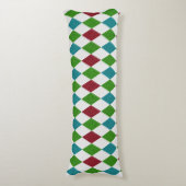 Coussins Longs Paillettes de diamant multicolores (Devant (Vertical))