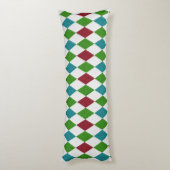 Coussins Longs Paillettes de diamant multicolores (Dos (Vertical))