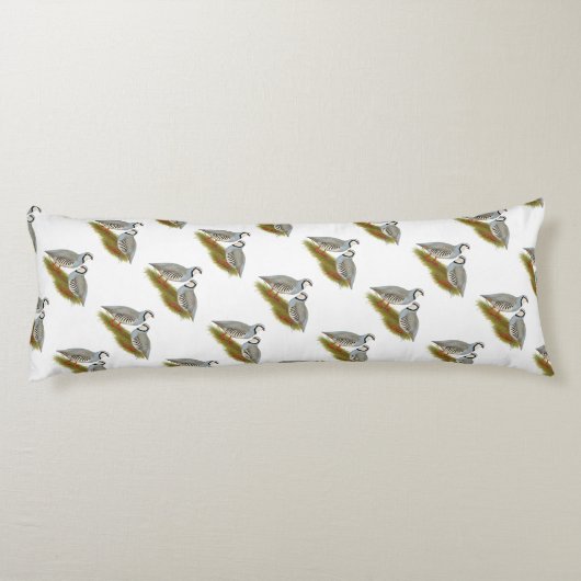 Coussins Longs Paire de perdrix de Chukar (Dos)