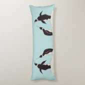 Coussins Longs paires de pingouins (Dos (Vertical))