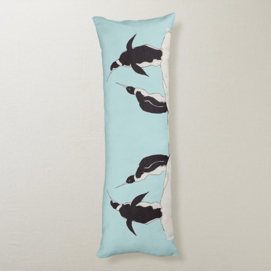 Coussins Longs paires de pingouins (Dos (Vertical))