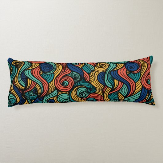 Coussins Longs Paisley haché (Dos)