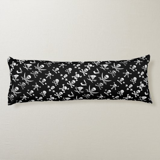 COUSSINS LONGS PÂLE DE PIRATES NOIRES, OBJETS TRAVERSÉS, ÉPINES (Dos)