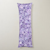 Coussins Longs Pale Lilac Et Patchwork Coblé Violet Terrazo Pa (Dos (Vertical))