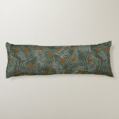 Coussins Longs Palm Feuilles & Oranges (Dos)
