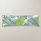 Coussins Longs Palm Tree Fronds Peinture hawaïenne (Dos)