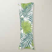 Coussins Longs Palm Tree Fronds Peinture hawaïenne (Devant (Vertical))