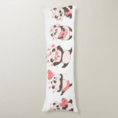 Coussins Longs Panda Love (Devant (Vertical))