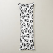 Coussins Longs Panda Play Motif Cotton Body Pilote (Dos (Vertical))