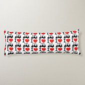 Coussins Longs Panier de golf I Heart (Love) (Dos)