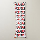 Coussins Longs Panier de golf I Heart (Love) (Devant (Vertical))