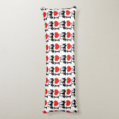 Coussins Longs Panier de golf I Heart (Love) (Dos (Vertical))