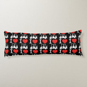 Coussins Longs Panier de golf I Heart (Love)