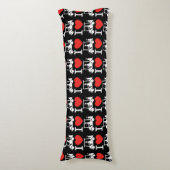 Coussins Longs Panier de golf I Heart (Love) (Devant (Vertical))
