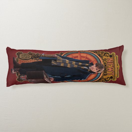 Coussins Longs Panneau Art nouveau permanent NEWT SCAMANDER™ (Dos)