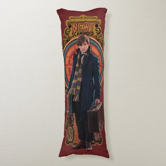 Coussins Longs Panneau Art nouveau permanent NEWT SCAMANDER™ (Devant (Vertical))