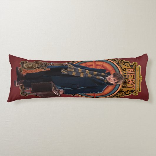 Coussins Longs Panneau Art nouveau permanent NEWT SCAMANDER™ (Devant)