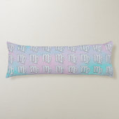 Coussins Longs Panneau Virgo Zodiac sur Pastels Mère de Perle (Devant)