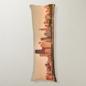 Coussins Longs Panorama d'horizon de Chicago au lever de soleil (Devant (Vertical))