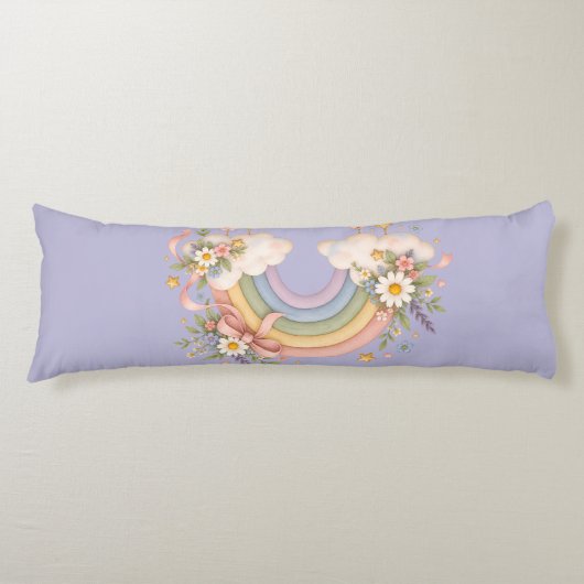 Coussins Longs Papeterie Arc-en-ciel Pastel (Devant)