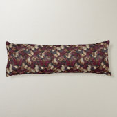 Coussins Longs Papier Camo Fleur Intérieur Design Classique Déco (Dos)