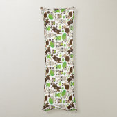 Coussins Longs papier peint d'animal de lapin de tortue de cerfs (Dos (Vertical))