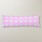 Coussins Longs papier peint rose doux et romantique (Dos)