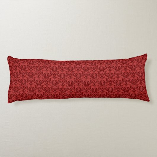 Coussins Longs Papier peint rouge (Dos)