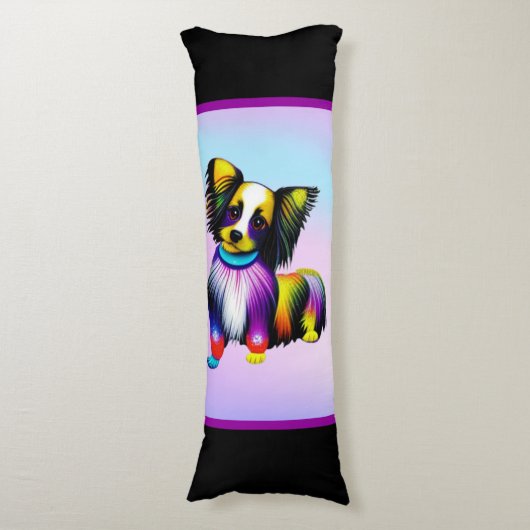Coussins Longs Papillion Pop Art Pastel (Devant (Vertical))