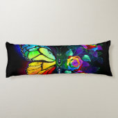 Coussins Longs Papillon arc-en-ciel (Dos)