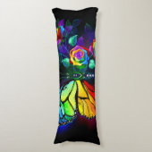 Coussins Longs Papillon arc-en-ciel (Devant (Vertical))