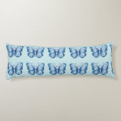 Coussins Longs Papillon bleu (Dos)