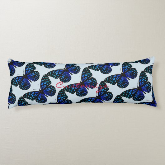 Coussins Longs Papillon bleu Thunder_Cove (Dos)