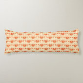 Coussins Longs Papillon déco stylisé - mandarin orange (Devant)