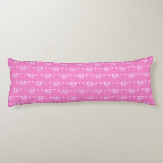 Coussins Longs Papillon Deco stylisé - rose orchidée (Dos)