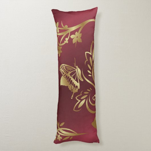 Coussins Longs Papillon d'or (Dos (Vertical))