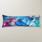 Coussins Longs Papillon du jardin en cristaux de rubis (Devant)