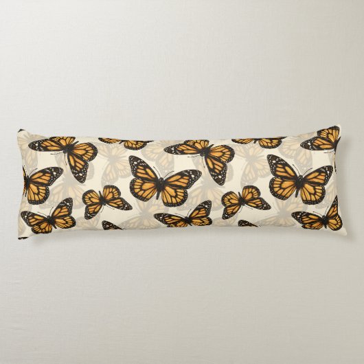 Coussins Longs Papillon monarque (Dos)