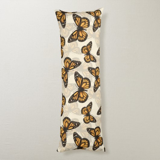 Coussins Longs Papillon monarque (Dos (Vertical))