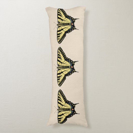 Coussins Longs Papillon Southwestern jaune Swallowtail (Devant (Vertical))