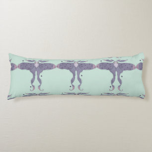 Coussins Longs Papillon Violet Capricieux avec Étincelles d'Étoil