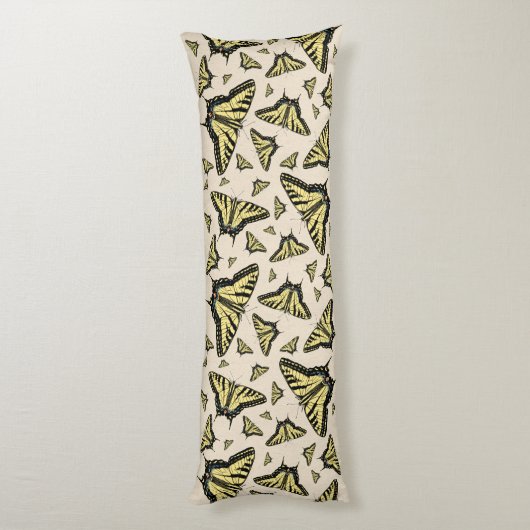 Coussins Longs Papillons à queue jaune du sud-ouest partout (Dos (Vertical))