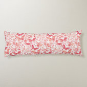 Coussins Longs Papillons Aquarelle Corail rose (Dos)