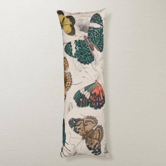 Coussins Longs Papillons Collection Antique Papillons (Dos (Vertical))