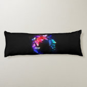 Coussins Longs Papillons de nuit Neon brillants sur arrière - pla (Dos)