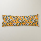 Coussins Longs Papillons Jézabel et fleurs marguerites (Dos)