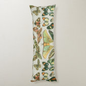 Coussins Longs Papillons Vintages papillons d'antiquités Art (Dos (Vertical))