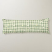 Coussins Longs Pâques Rabbit Poulet Vert Plaid Motif (Dos)